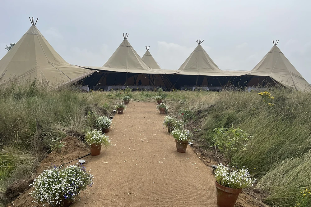 Tipi Hire in Suffolk | Giant Tipi Weddings